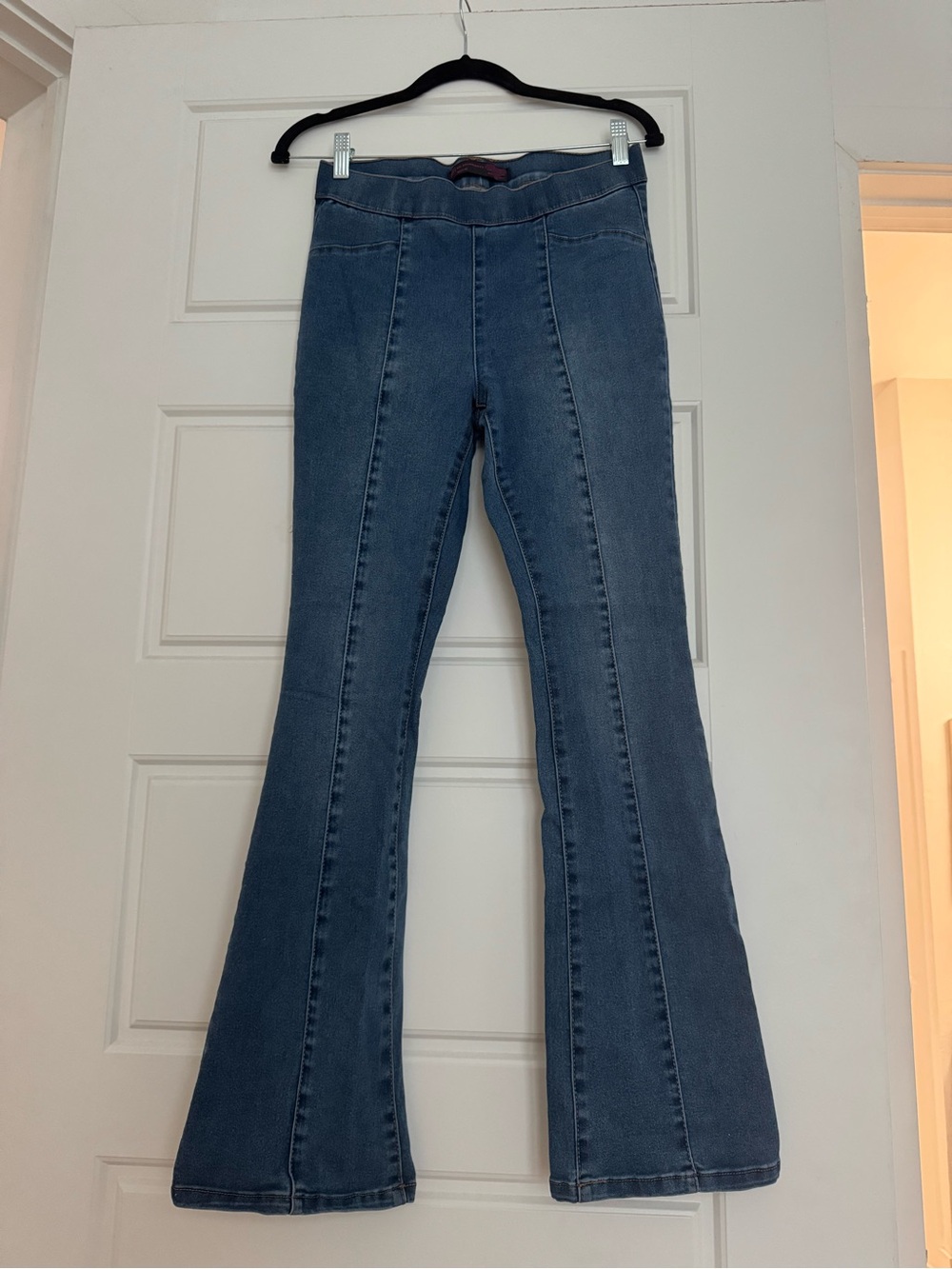 No Boundaries Blue Flare Wide-Leg Jeans
